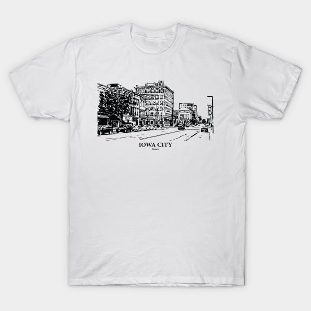 Iowa City - Iowa T-Shirt by Lakeric